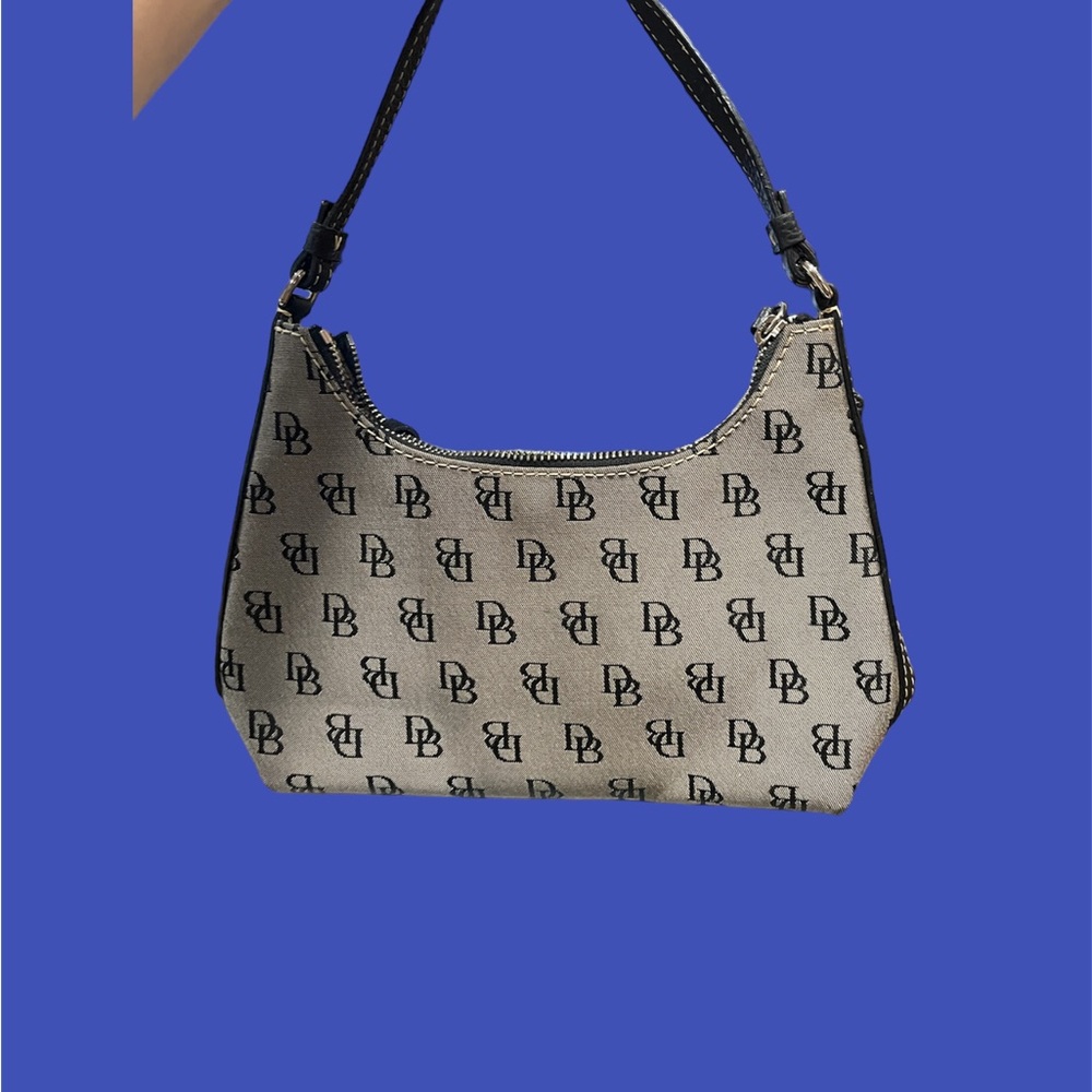 Dooney and bourke canvas mini shoulder bag